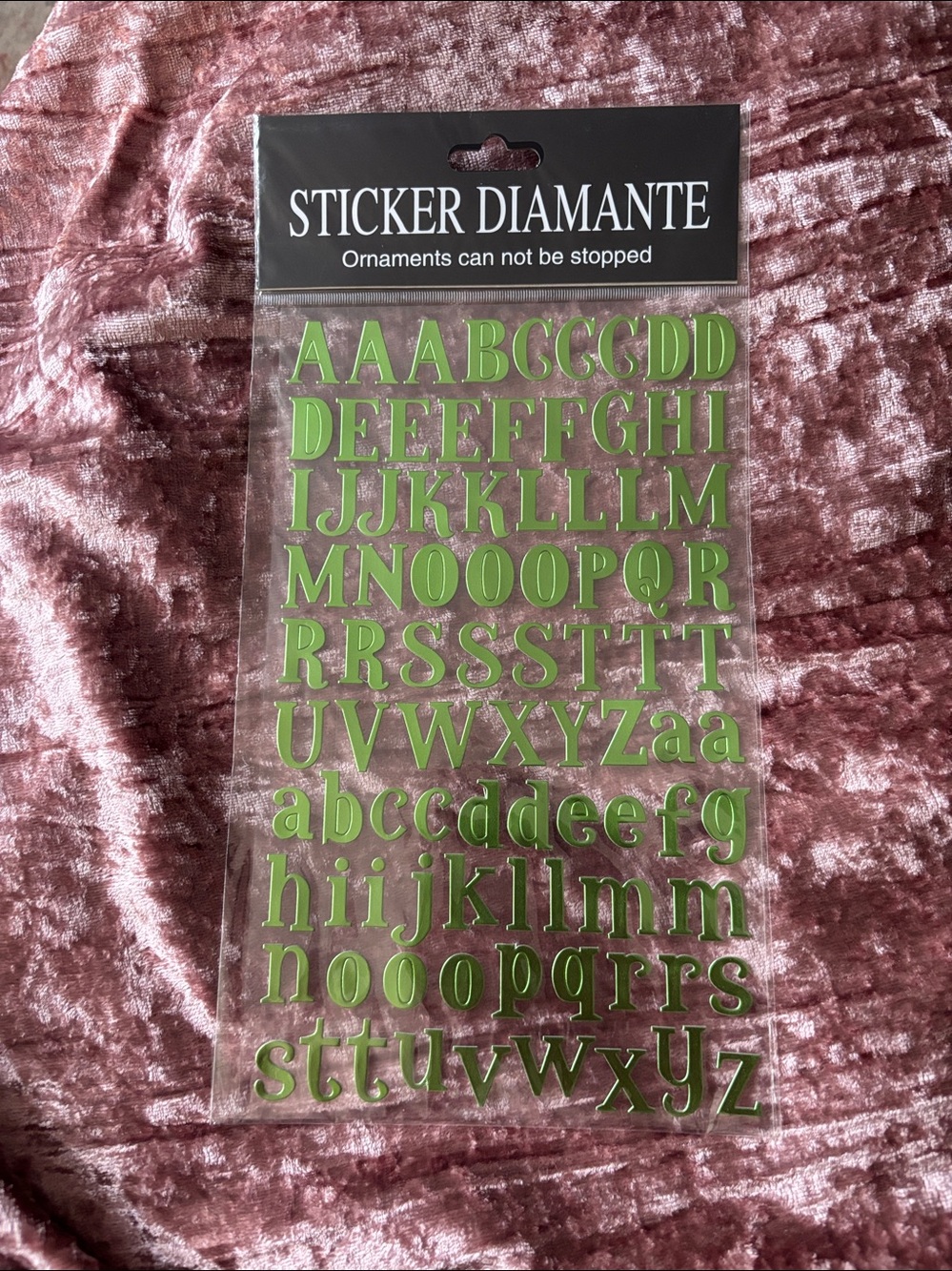 Set of Alphabet Scrapbook Stickers - Picture 4 of 13